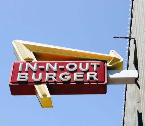 Photo by Thomas Kilbride - Find Local Businesses Near Me, Addresses, and Reviews | Nearme.Help white In-N-Out Burger neon sign